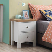 Astbury 2 Drawer Bedside Table / Side Table by TAD - Price Crash Furniture