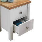 Astbury 2 Drawer Bedside Table / Side Table by TAD - Price Crash Furniture