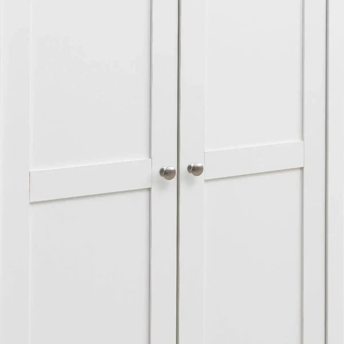 Astbury 2 Door Wardrobe in White & Oak Finish by TAD - Price Crash Furniture