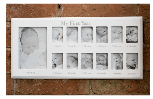 Baby My First Year Photo Frame - Price Crash Furniture