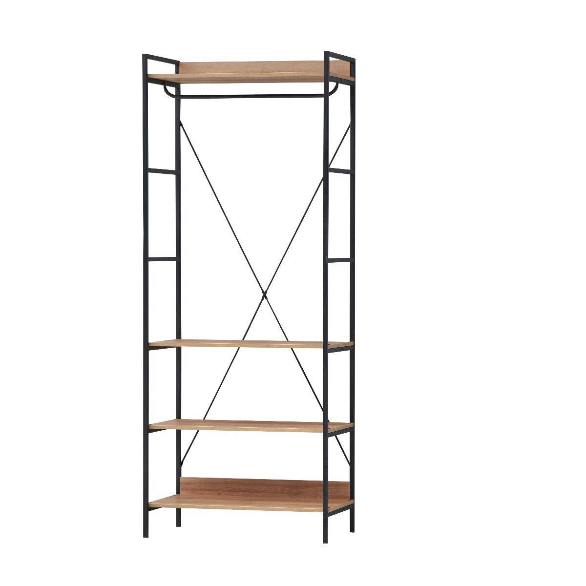 OPEN WARDROBE WITH 4 SHELVES - Price Crash Furniture