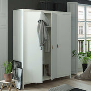 Barcelona Wardrobe with 3 Doors in White - Price Crash Furniture