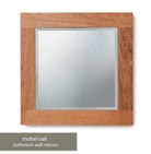 Baumhaus Bathroom Collection - Solid Oak Mirror (Small) - Price Crash Furniture