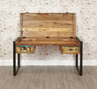 Baumhaus Urban Chic Laptop Desk / Dressing Table - Price Crash Furniture