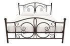 Bombay Metal King Size Bed Frame in Bronze by Dorel - Price Crash Furniture