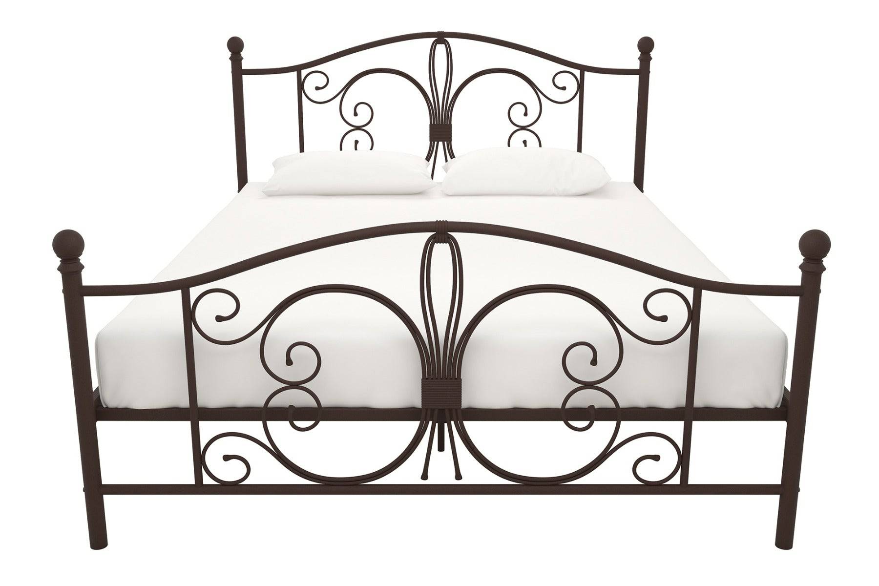 Bombay Metal King Size Bed Frame in Bronze by Dorel - Price Crash Furniture