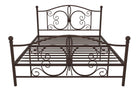 Bombay Metal King Size Bed Frame in Bronze by Dorel - Price Crash Furniture