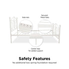 Bombay Metal King Size Bed Frame in Bronze by Dorel - Price Crash Furniture