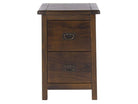 Boston 2 Drawer Petite Bedside Cabinet - Price Crash Furniture