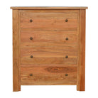 Boston 4 Drawer Mango Wood Chest of Drawers - Price Crash Furniture