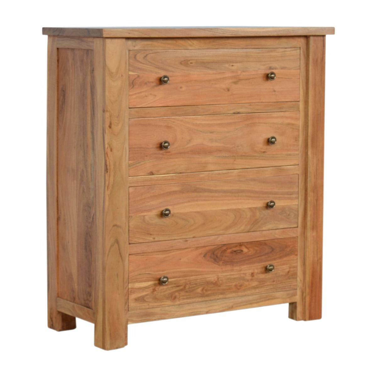 Boston 4 Drawer Mango Wood Chest of Drawers - Price Crash Furniture