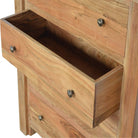 Boston 4 Drawer Mango Wood Chest of Drawers - Price Crash Furniture