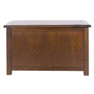 Boston Ottoman / Toy / Blanket Box Chest for Bedroom in Dark Stained Wood - Price Crash Furniture