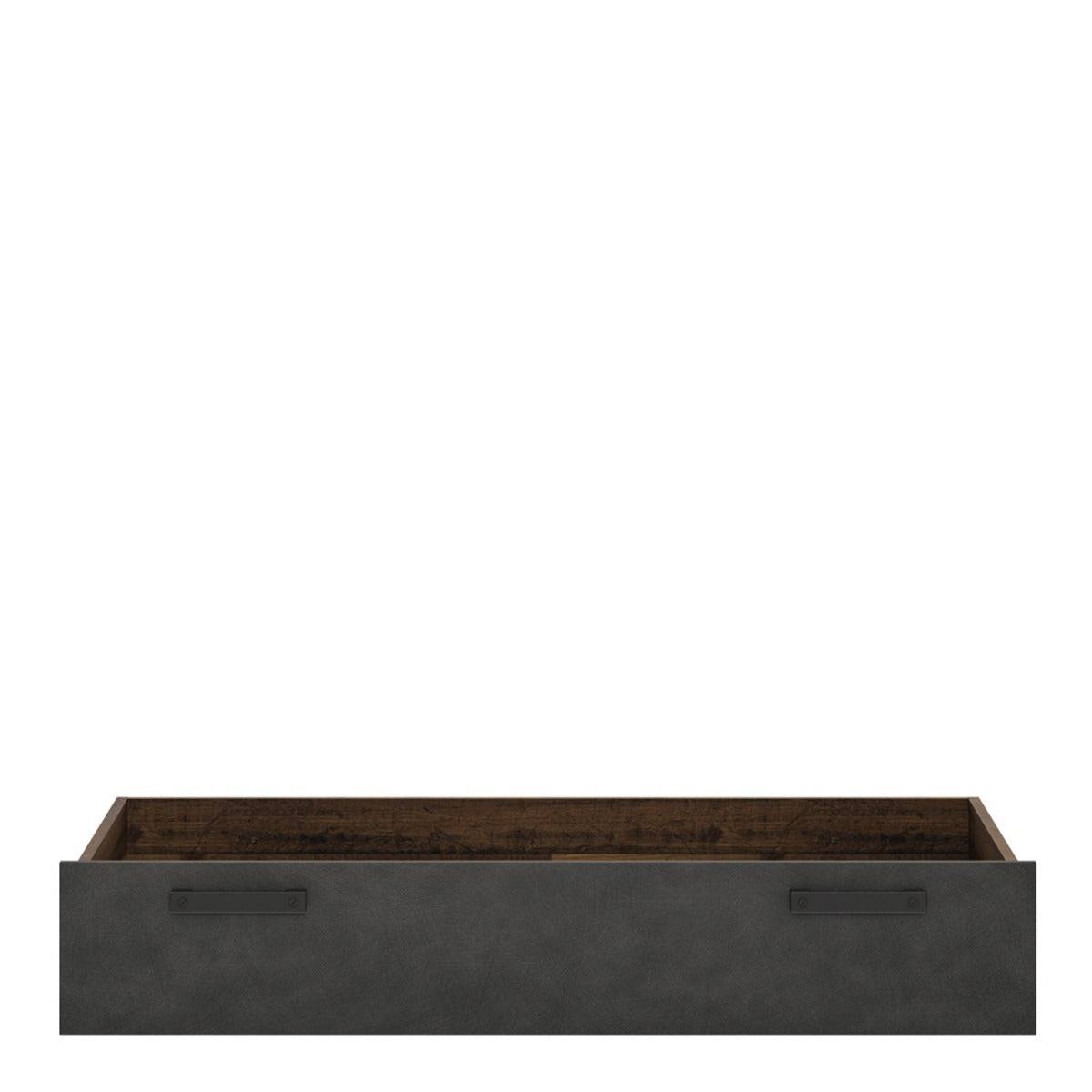 Brooklyn Underbed Storage Drawer in Walnut and Grey - Price Crash Furniture