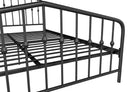 Bushwick Double Bed in Black Metal by Dorel - Price Crash Furniture