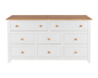 Capri 6+2 Drawer Large Chest of Drawers - Price Crash Furniture