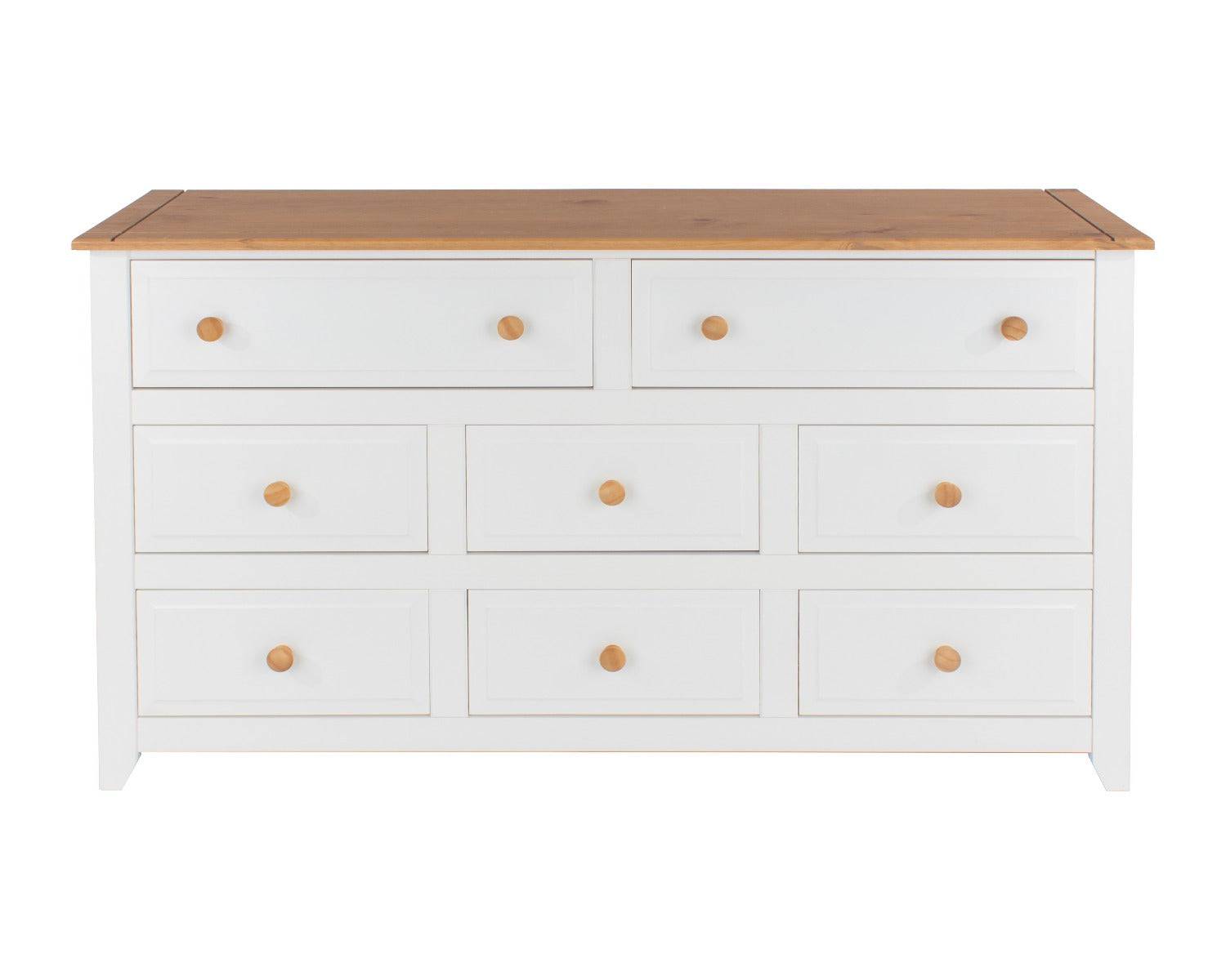 Capri 6+2 Drawer Large Chest of Drawers - Price Crash Furniture