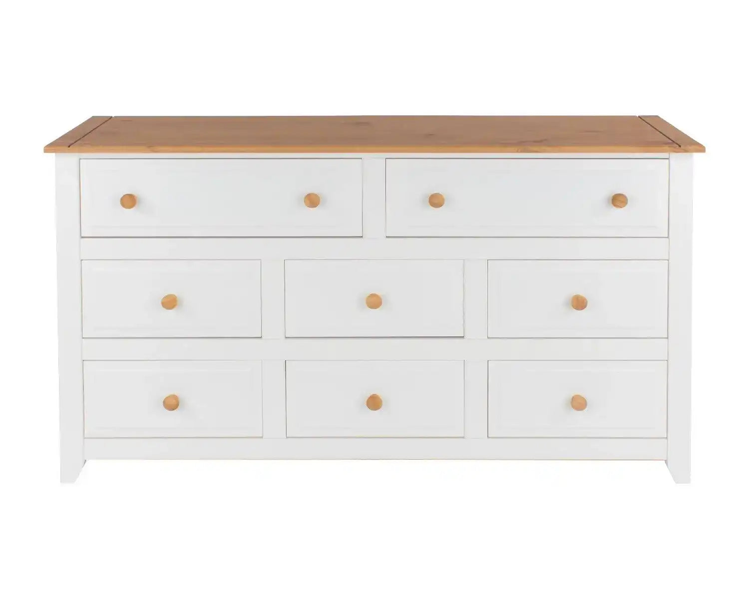 Capri 6+2 Drawer Large Chest of Drawers - Price Crash Furniture