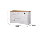 Carden 3 Piece Bedroom Set in White by TAD - Price Crash Furniture