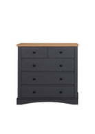 Carden 5 Drawer Chest of Drawers in Grey by TAD - Price Crash Furniture