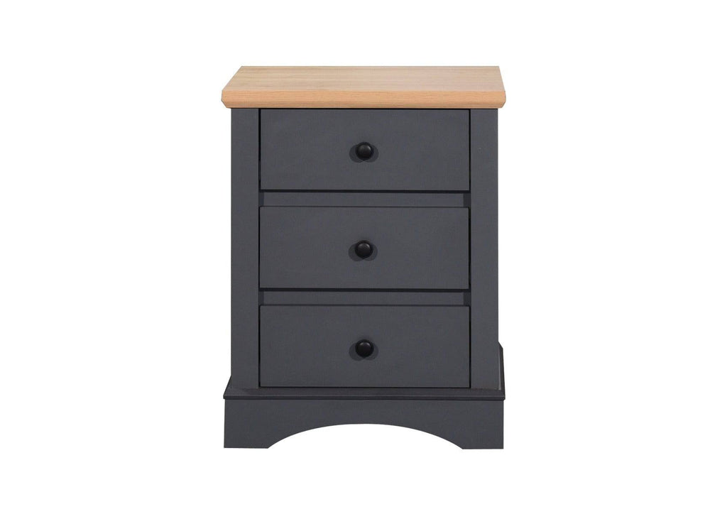 Carden Nightstand in Grey by TAD - Price Crash Furniture