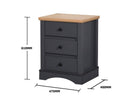 Carden Nightstand in Grey by TAD - Price Crash Furniture