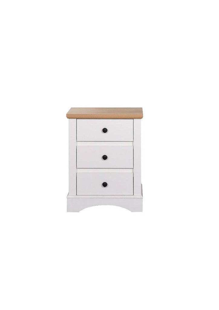 Carden Nightstand in White by TAD - Price Crash Furniture