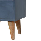 Charcoal Black Hand Painted Bedside - Price Crash Furniture