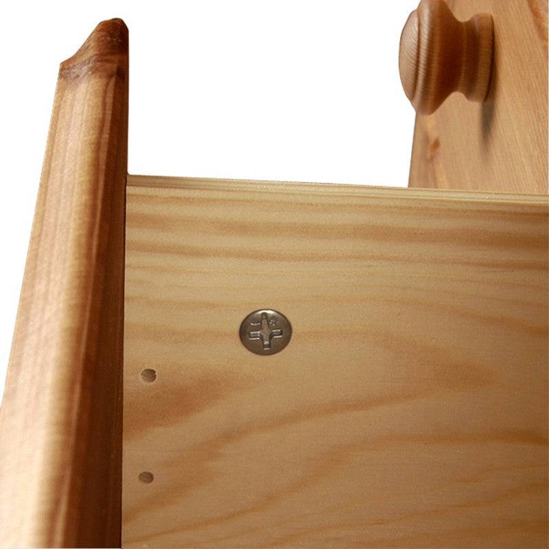 Copenhagen 3 Drawer Bedside Table / Cabinet in Pine by NJA Furniture - Price Crash Furniture