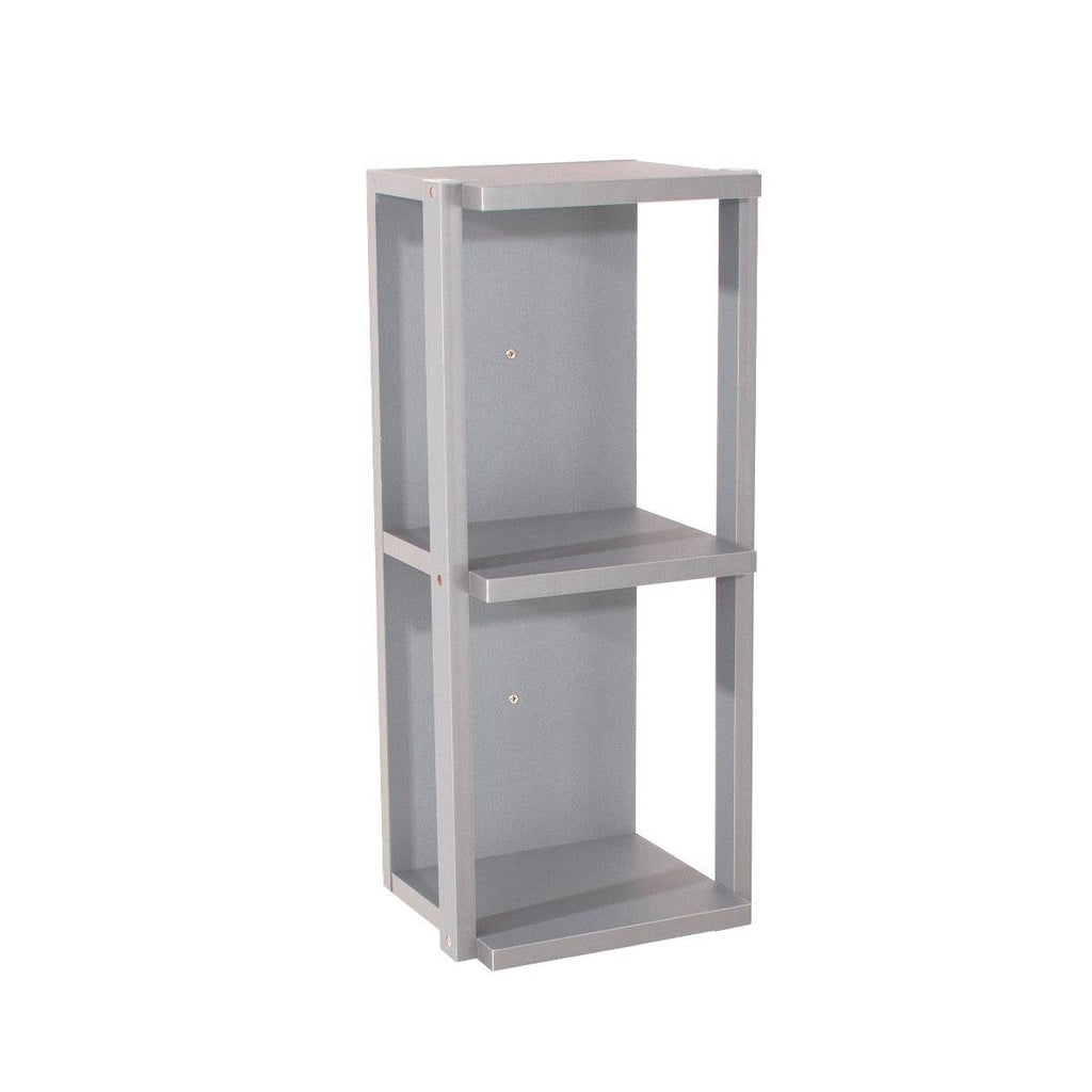 Core Arran Light Grey 3 Shelf Narrow Wall Unit by Core - Price Crash Furniture