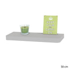 Core Arran Light Grey 500x195mm Floating Shelf Kit - Price Crash Furniture