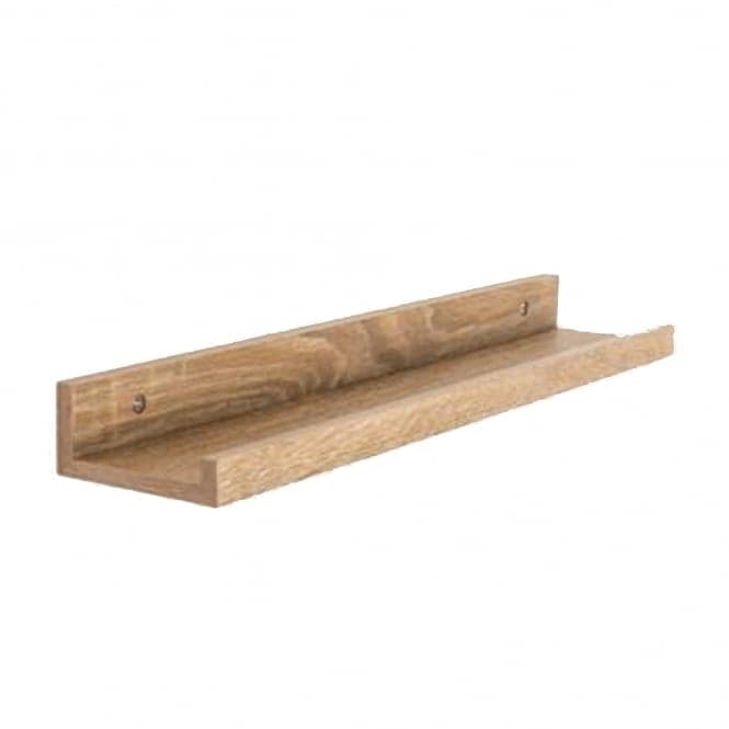 Core Dura Foiled Oak 48cm Display Wall Shelf - Price Crash Furniture