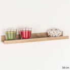 Core Dura Foiled Oak 58cm Display Wall Shelf - Price Crash Furniture