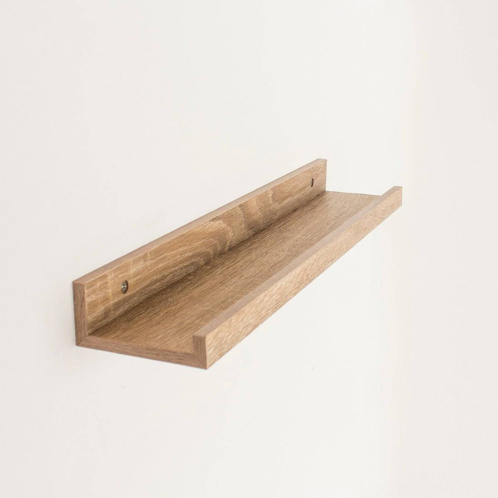 Core Dura Foiled Oak 58cm Display Wall Shelf - Price Crash Furniture