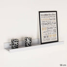 Core Dura Foiled White 58cm Display Wall Shelf - Price Crash Furniture