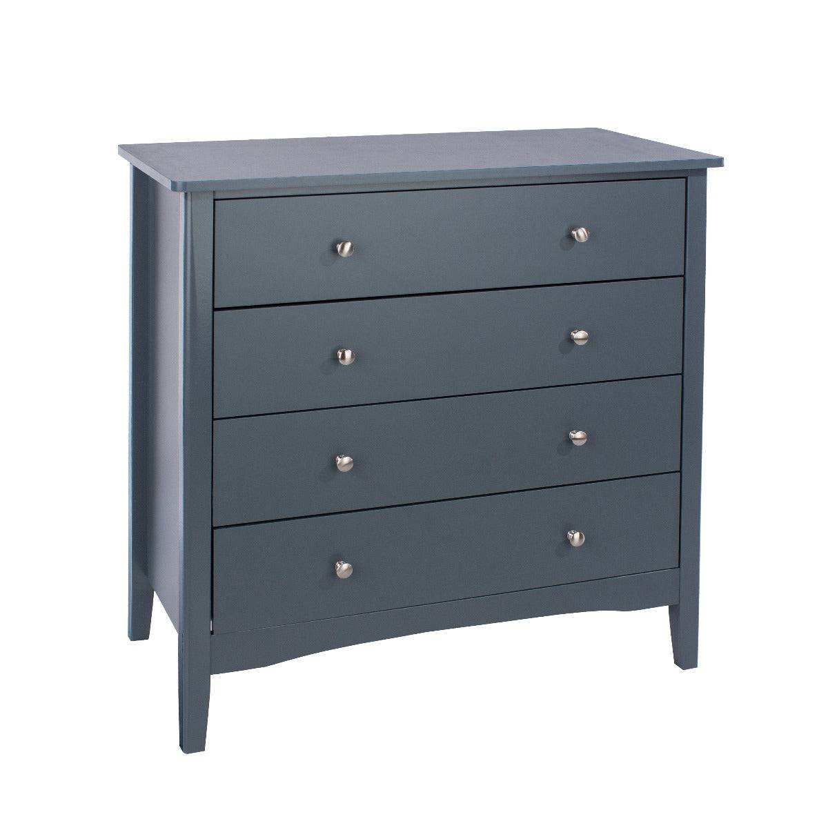 Core Products Como Blue 4 drawer chest - Price Crash Furniture
