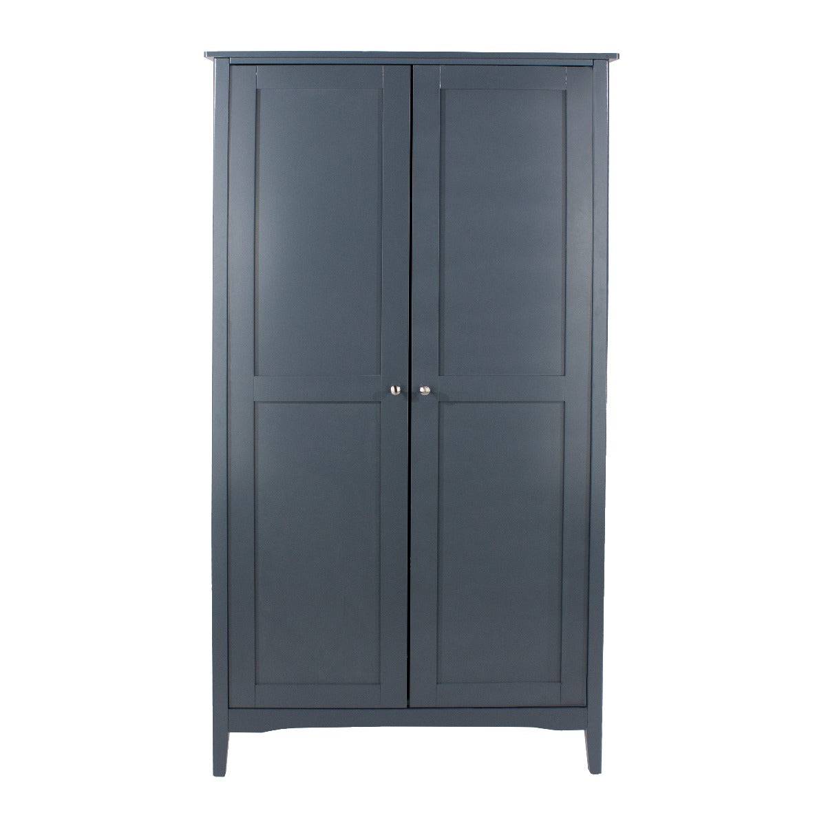 Core Products Como Blue 2 door wardrobe in Blue MDF - Price Crash Furniture