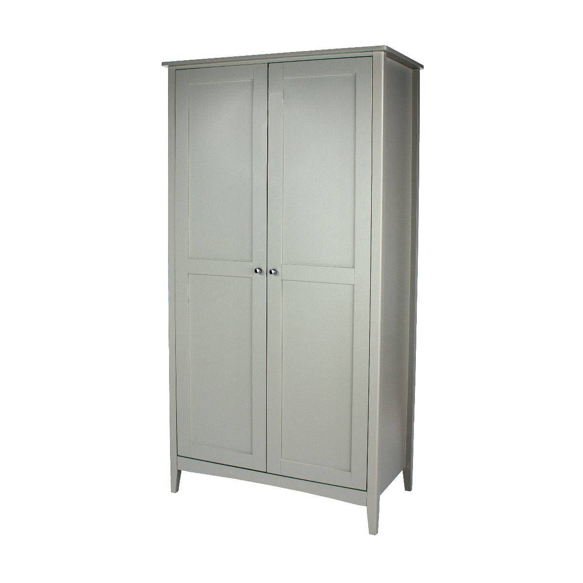 Core Products Como Light Grey 2 door wardrobe - Price Crash Furniture