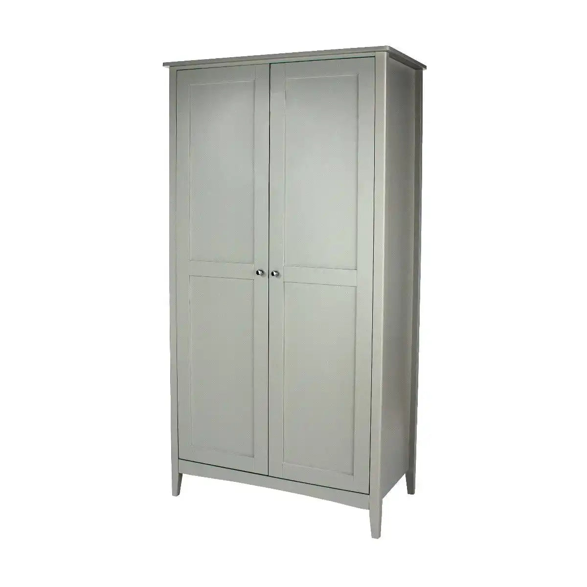 Core Products Como Light Grey 2 door wardrobe - Price Crash Furniture
