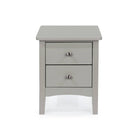 Core Products Como Light Grey 2 drawer petite beside cabinet - Price Crash Furniture