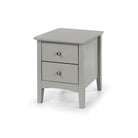 Core Products Como Light Grey 2 drawer petite beside cabinet - Price Crash Furniture