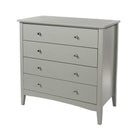 Core Products Como Light Grey 4 drawer chest - Price Crash Furniture