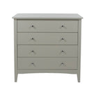 Core Products Como Light Grey 4 drawer chest - Price Crash Furniture