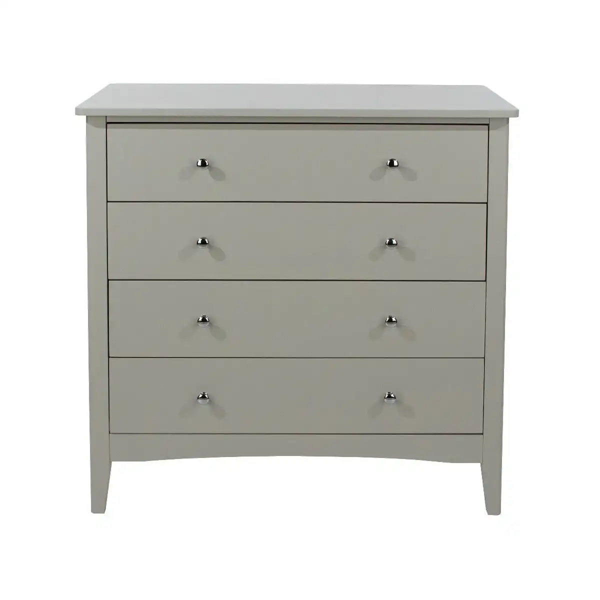 Core Products Como Light Grey 4 drawer chest - Price Crash Furniture