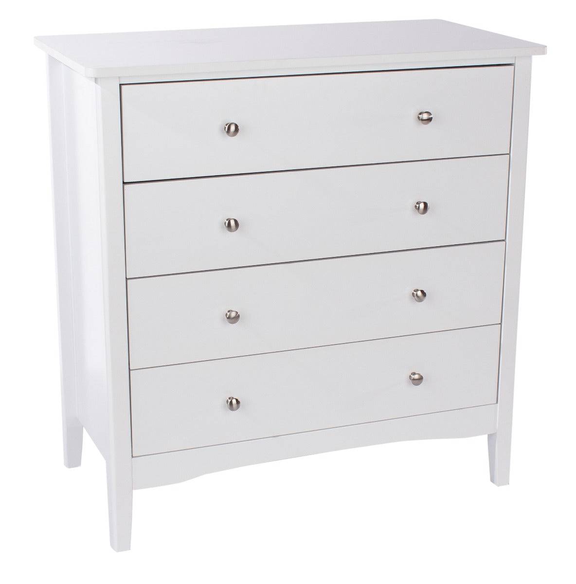 Core Products Como White 4 drawer chest - Price Crash Furniture