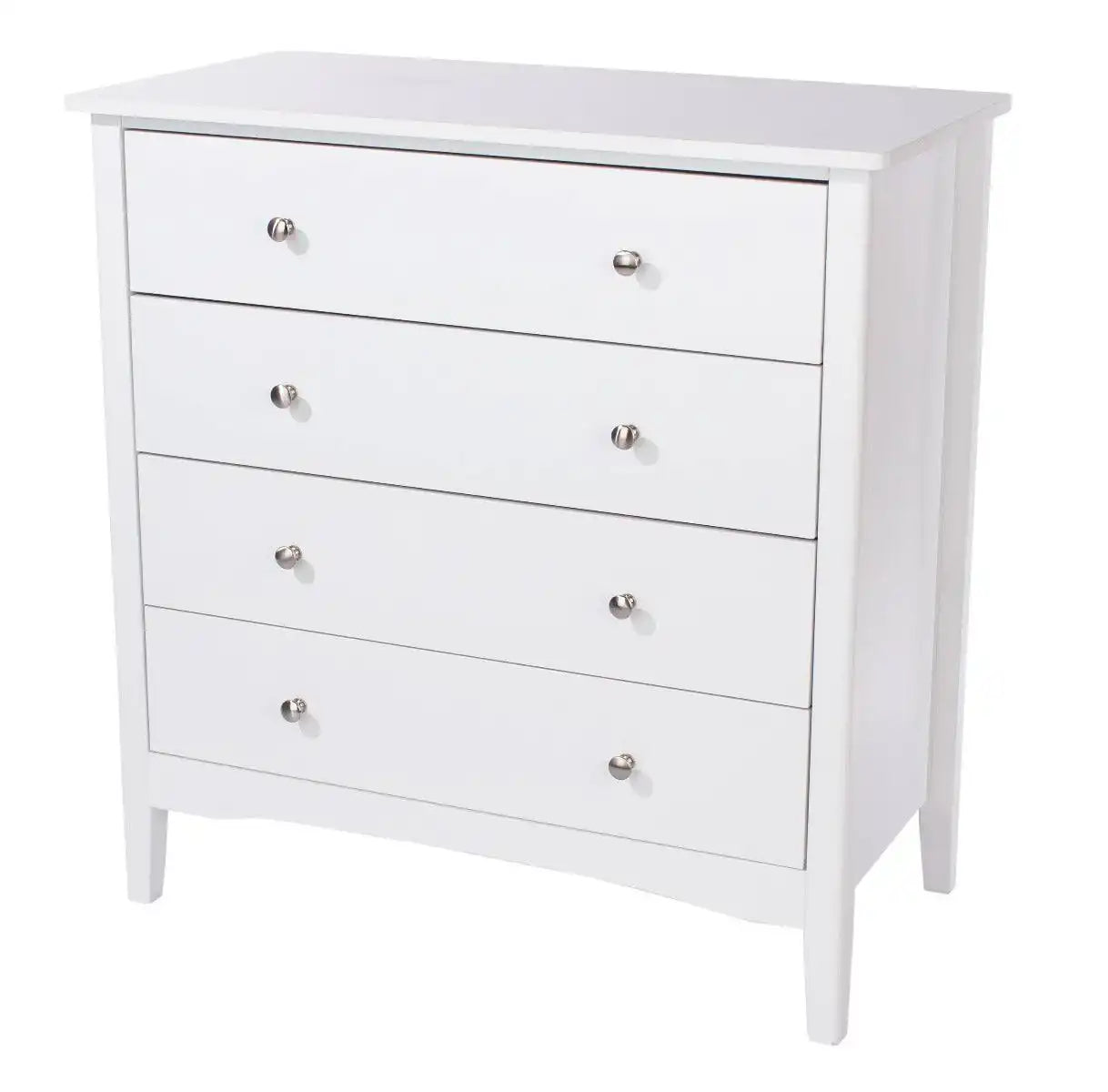 Core Products Como White 4 drawer chest - Price Crash Furniture