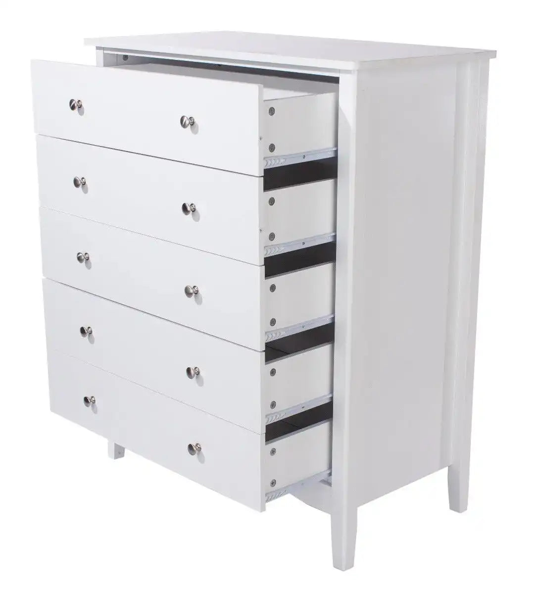 Core Products Como White 5 drawer chest - Price Crash Furniture