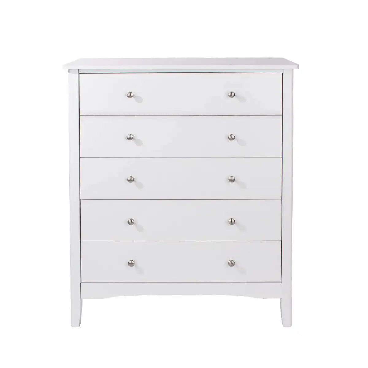 Core Products Como White 5 drawer chest - Price Crash Furniture