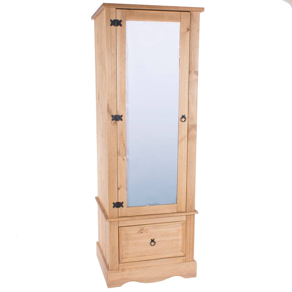Core Products Corona Pine Armoire with Mirrored Door - Price Crash Furniture
