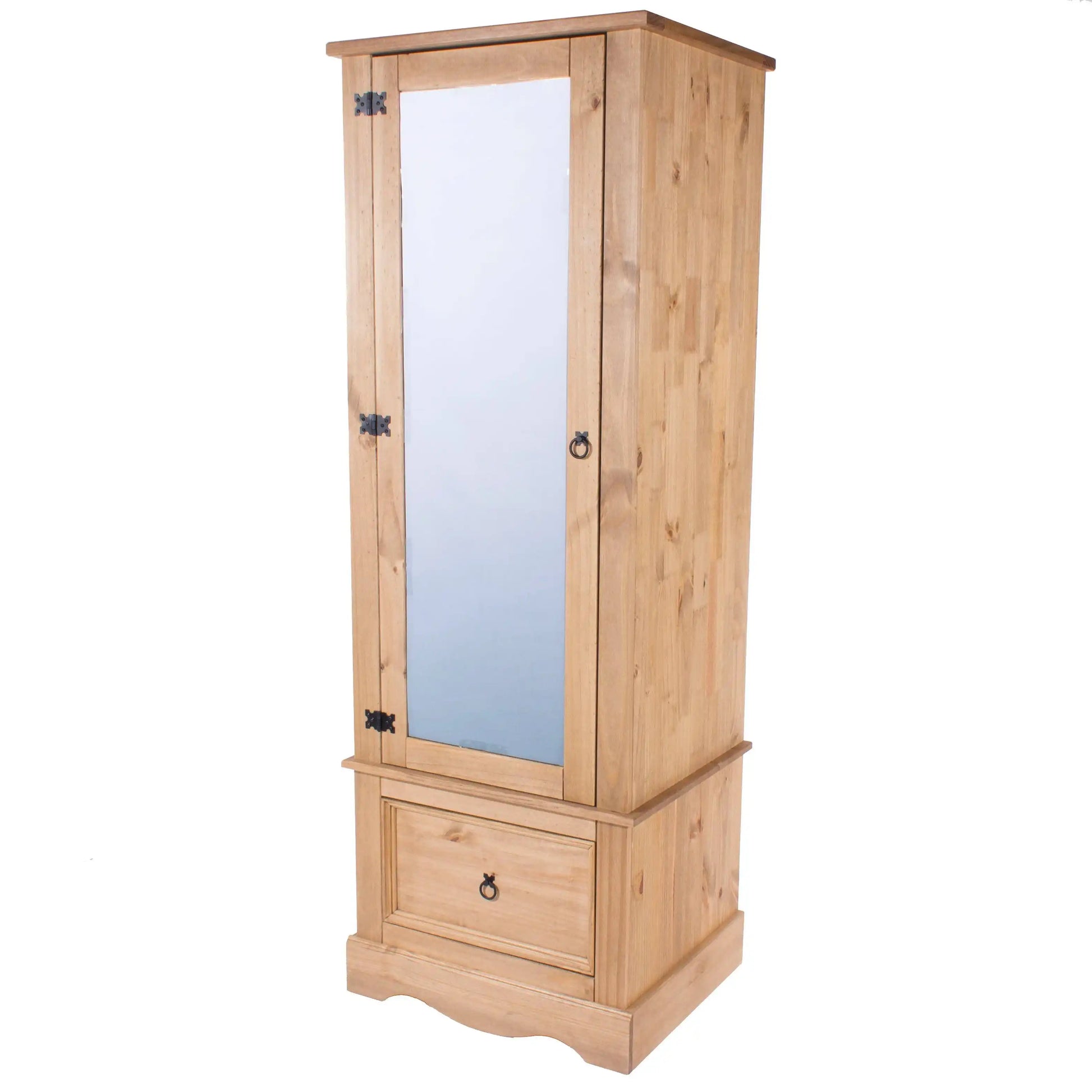 Core Products Corona Pine Armoire with Mirrored Door - Price Crash Furniture